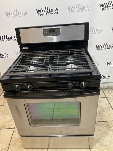 [109056] Whirlpool Natural Gas Stove 30inches (Stainless Steel)