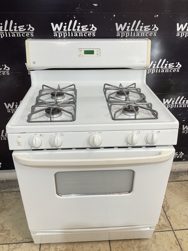 [109078] Ge Natural Gas Stove 30inches (White) 