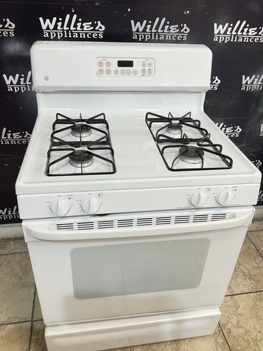 [109164] Ge Natural Gas Stove 30inches (white) 