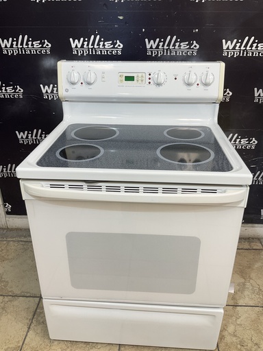 [109167] Ge Electric Stove 30inches {no cord} (White) 