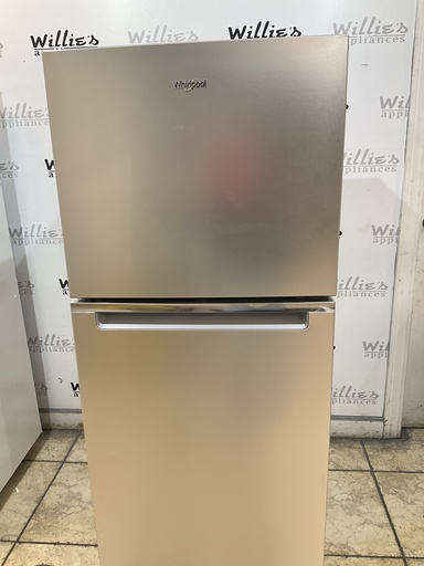 [109210] Whirlpool Refrigerator Top and Bottom 24x61 (Stainless Steel)