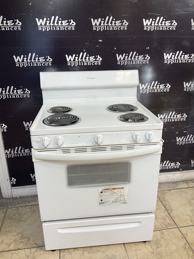 [109208] Frigidaire Electric Stove 220volts (40/50 AMP) 30inches {3 prong} (White) 
